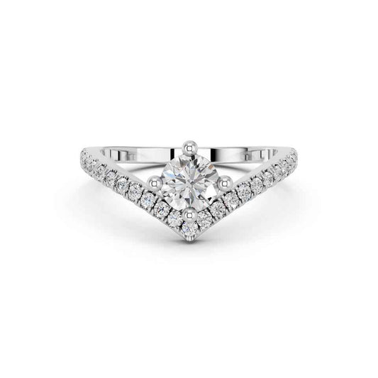 ROUND FANCY PAVE RING