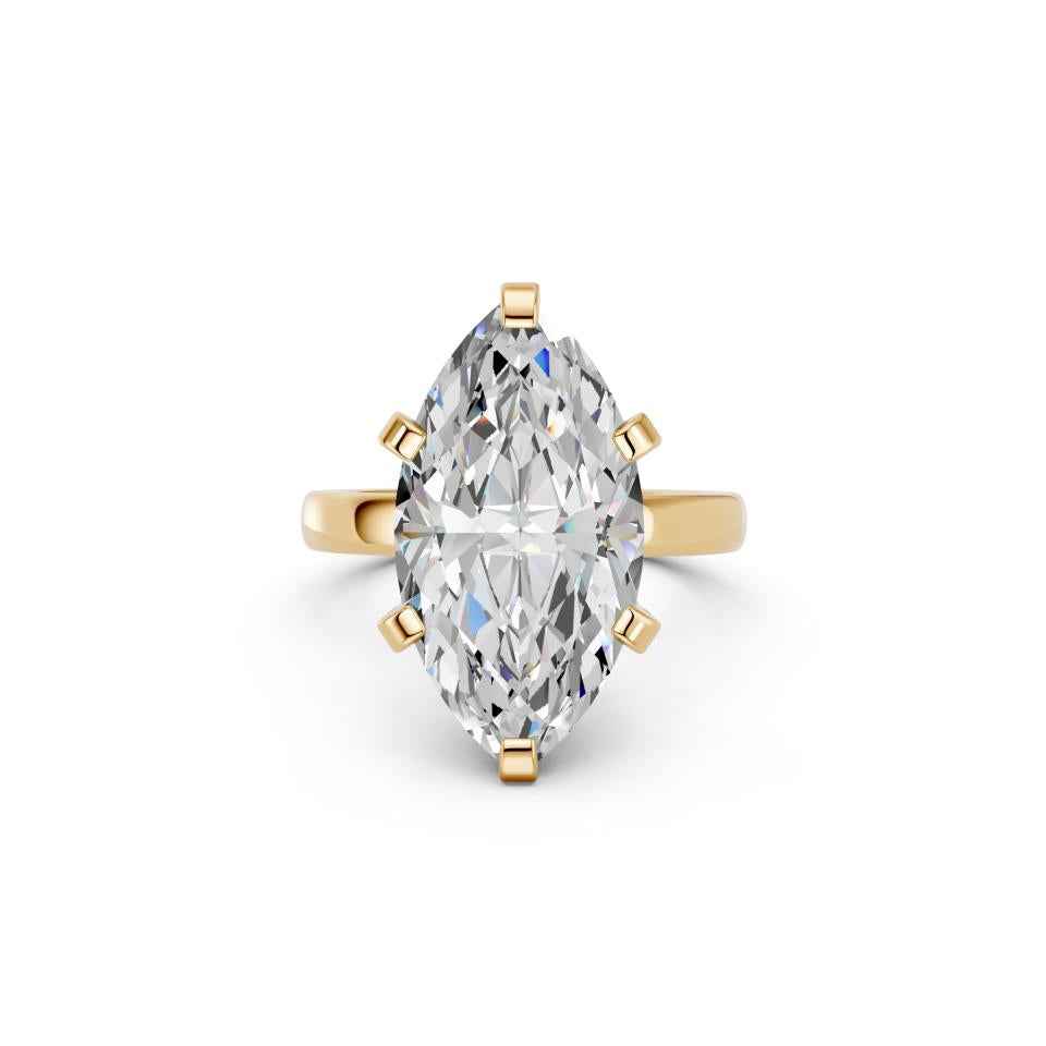 MARQUISE RING WITH FANCY COLLAR HIDDEN HALO