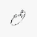 PEAR ROUND WEDDING BAND