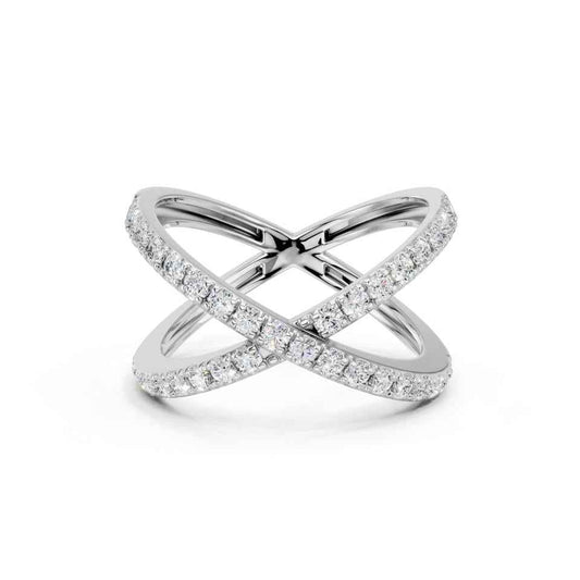 ROUND CROSS FANCY WEDDING BAND