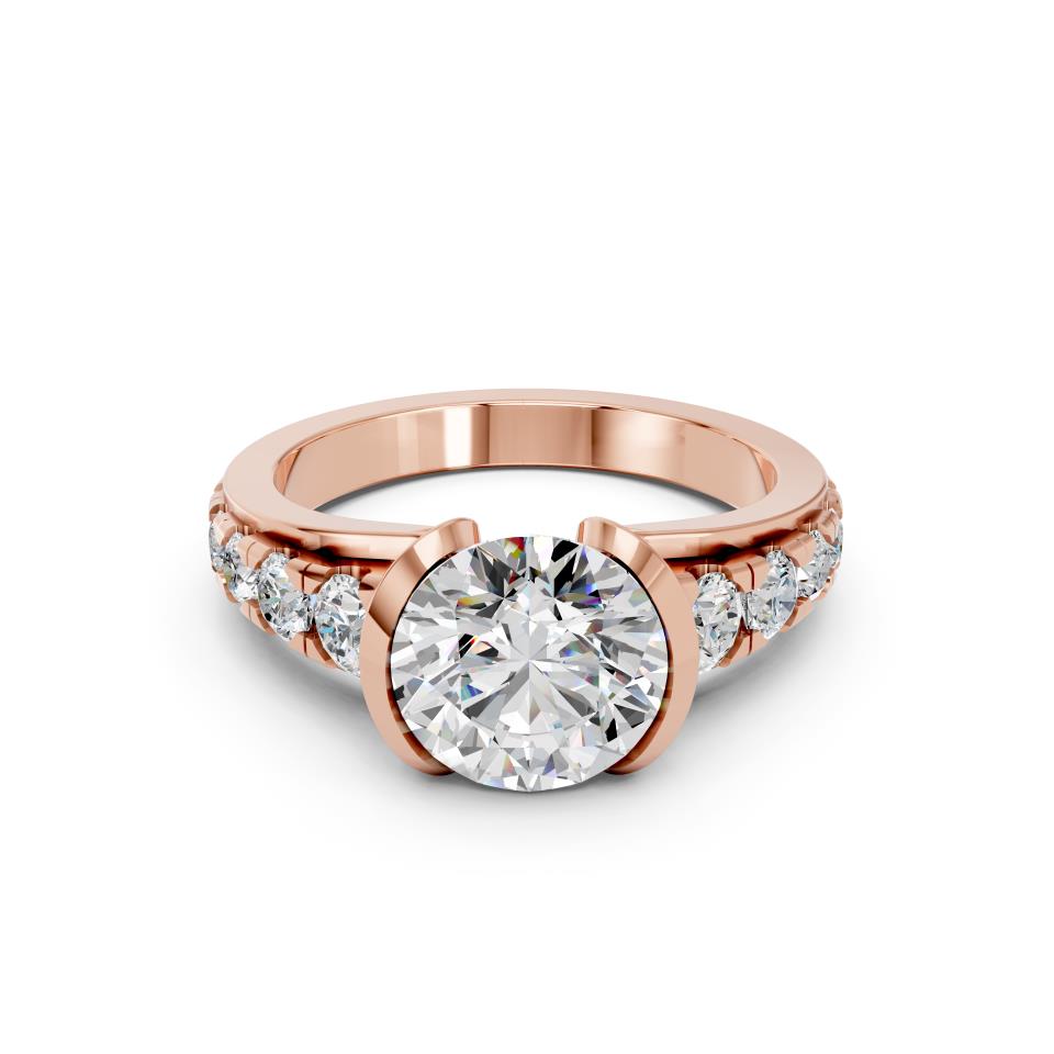 ROUND BEZEL PAVE RING