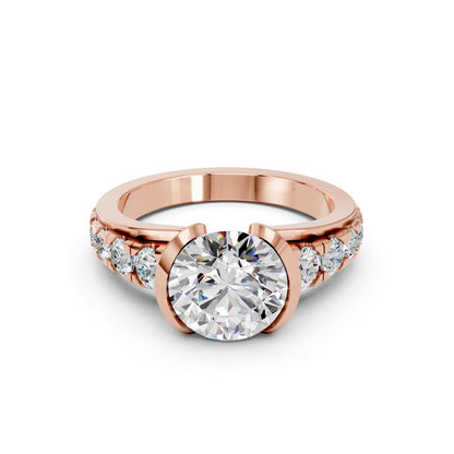 ROUND BEZEL PAVE RING