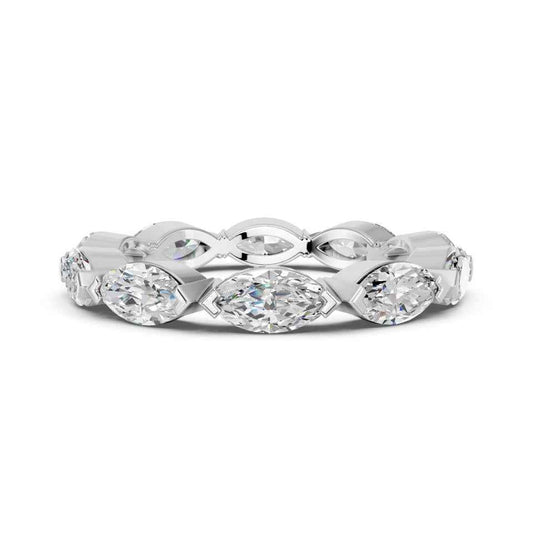 MARQUISE E-W ETERNITY BAND