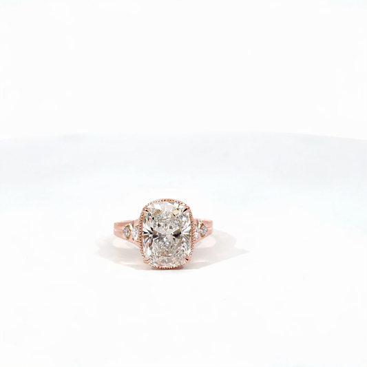 Taylor inspired Cushion Ring - M&D Signature Jewels