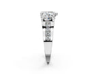 PEAR 3 STONE RING