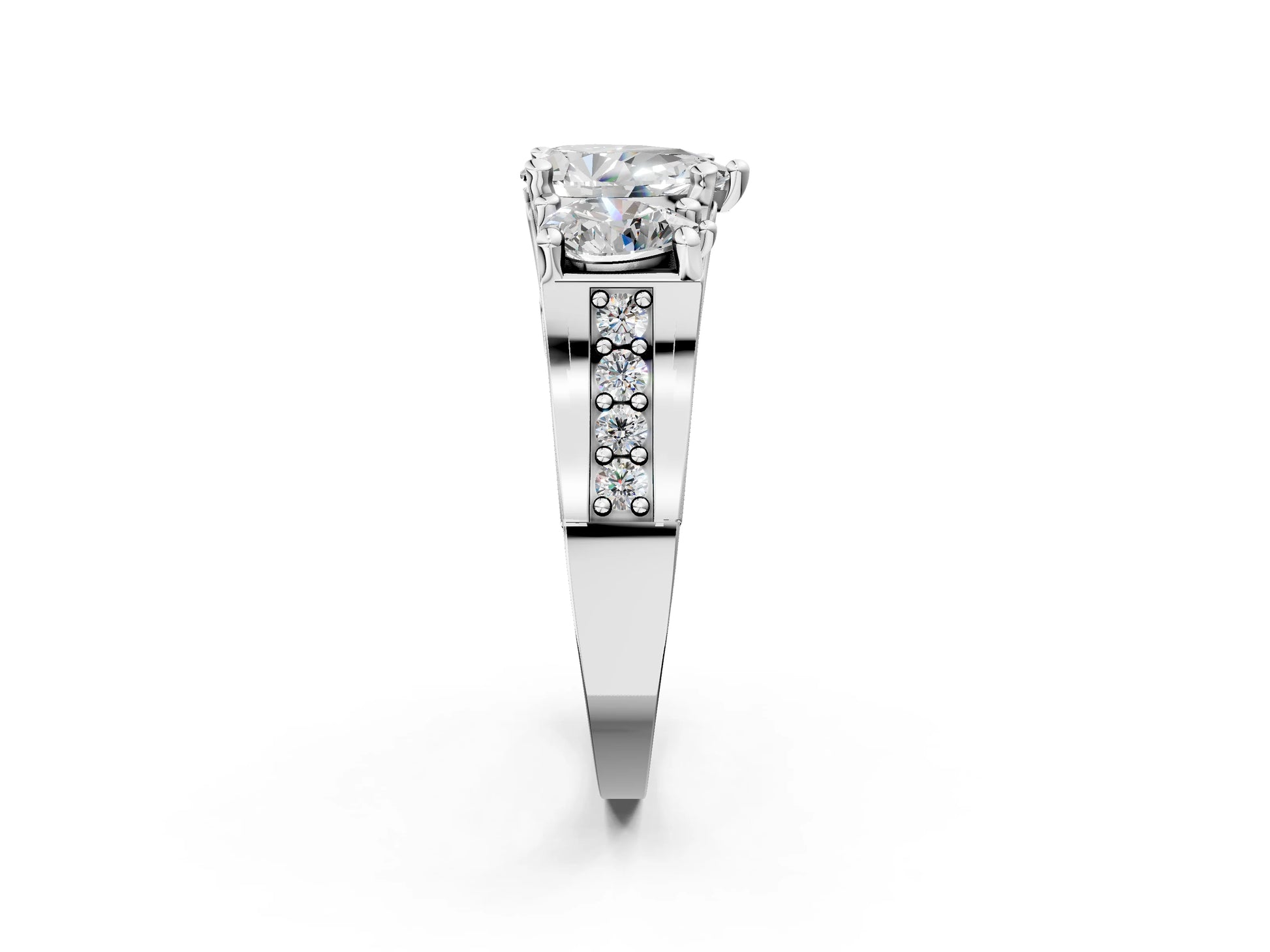 PEAR 3 STONE RING - M&D Signature Jewels