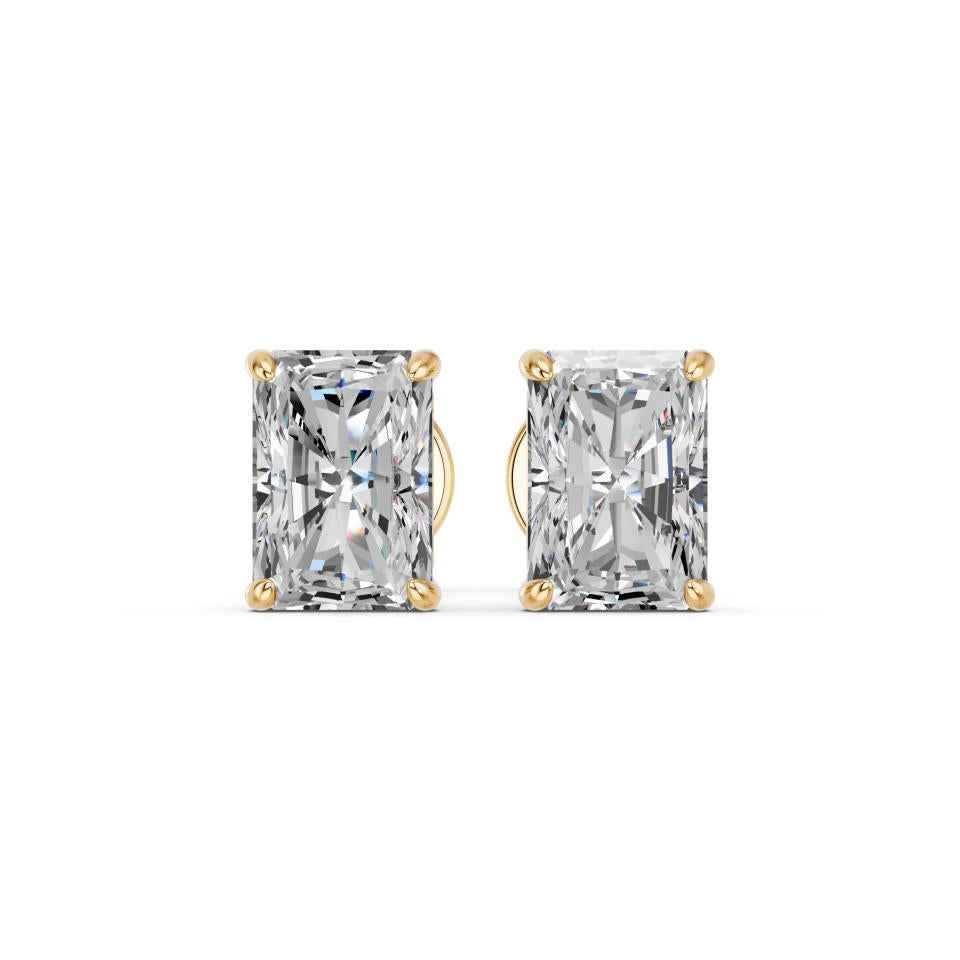 RADIANT 4 PRONG BASKET EARRINGS