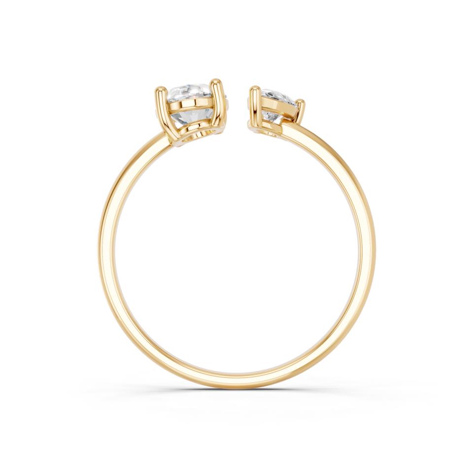HEART & OVAL TOI MOI RING