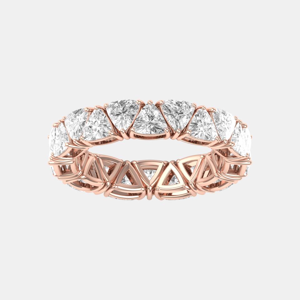 TRIANGLE ETERNITY WEDDING BAND