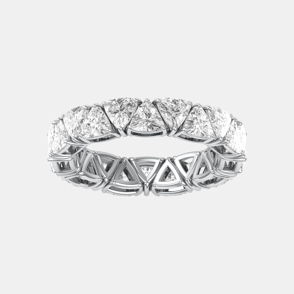 TRIANGLE ETERNITY WEDDING BAND