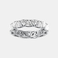 TRIANGLE ETERNITY WEDDING BAND