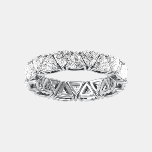 TRIANGLE ETERNITY WEDDING BAND