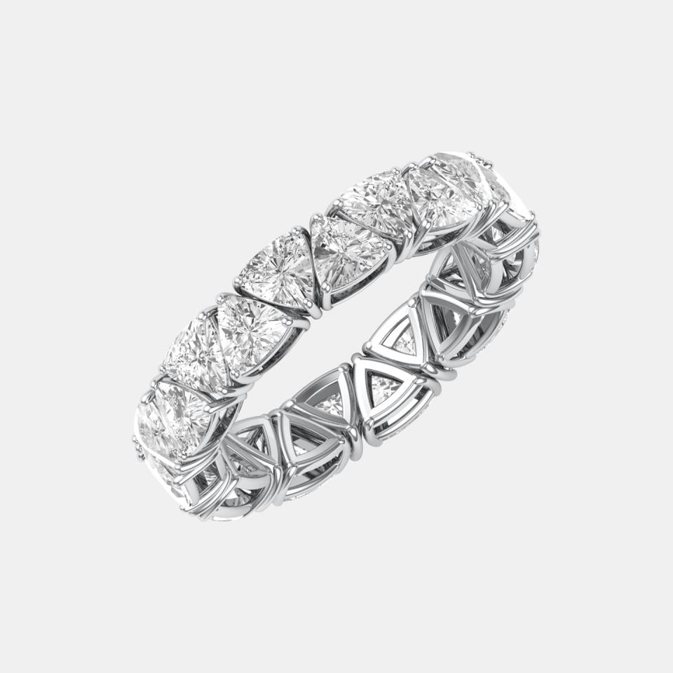 TRIANGLE ETERNITY WEDDING BAND