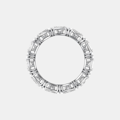 TRIANGLE ETERNITY WEDDING BAND - M&D Signature Jewels