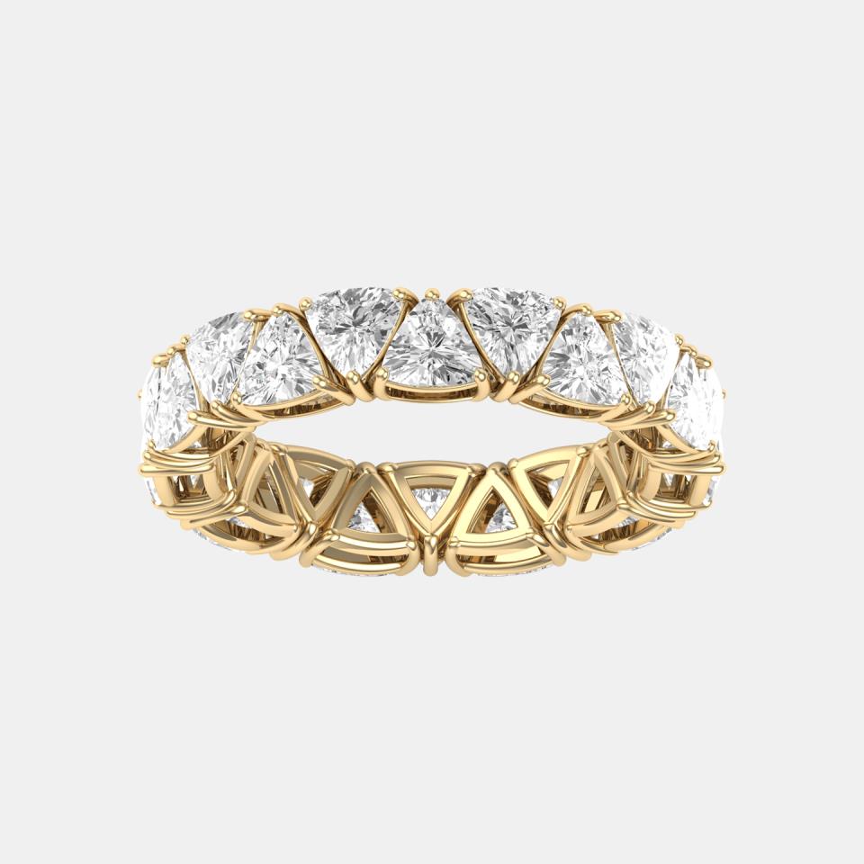 TRIANGLE ETERNITY WEDDING BAND
