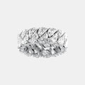 HALF MOON ETERNITY WEDDING BAND