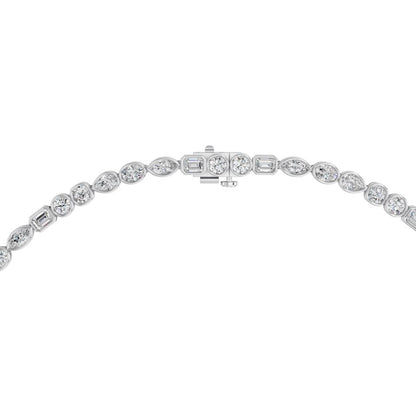 MULTI-SHAPE BEZEL NECKLACE