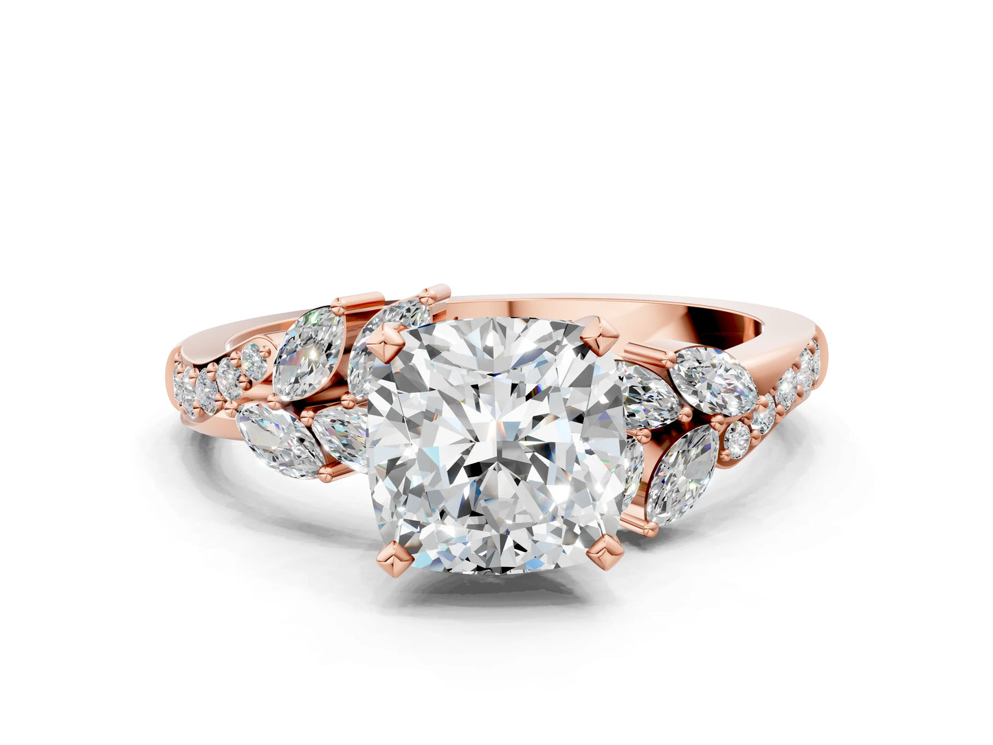 CUSHION NATURE INSPIRED  RING - M&D Signature Jewels