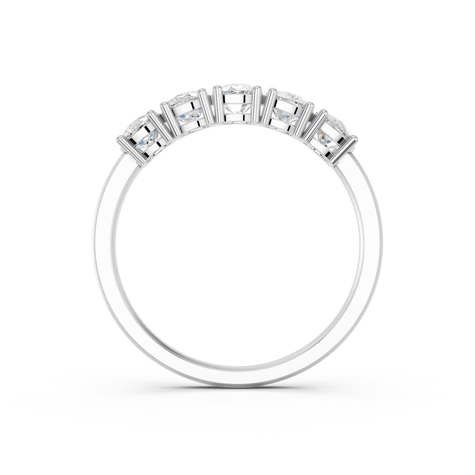 5 STONE CUSHION BAND