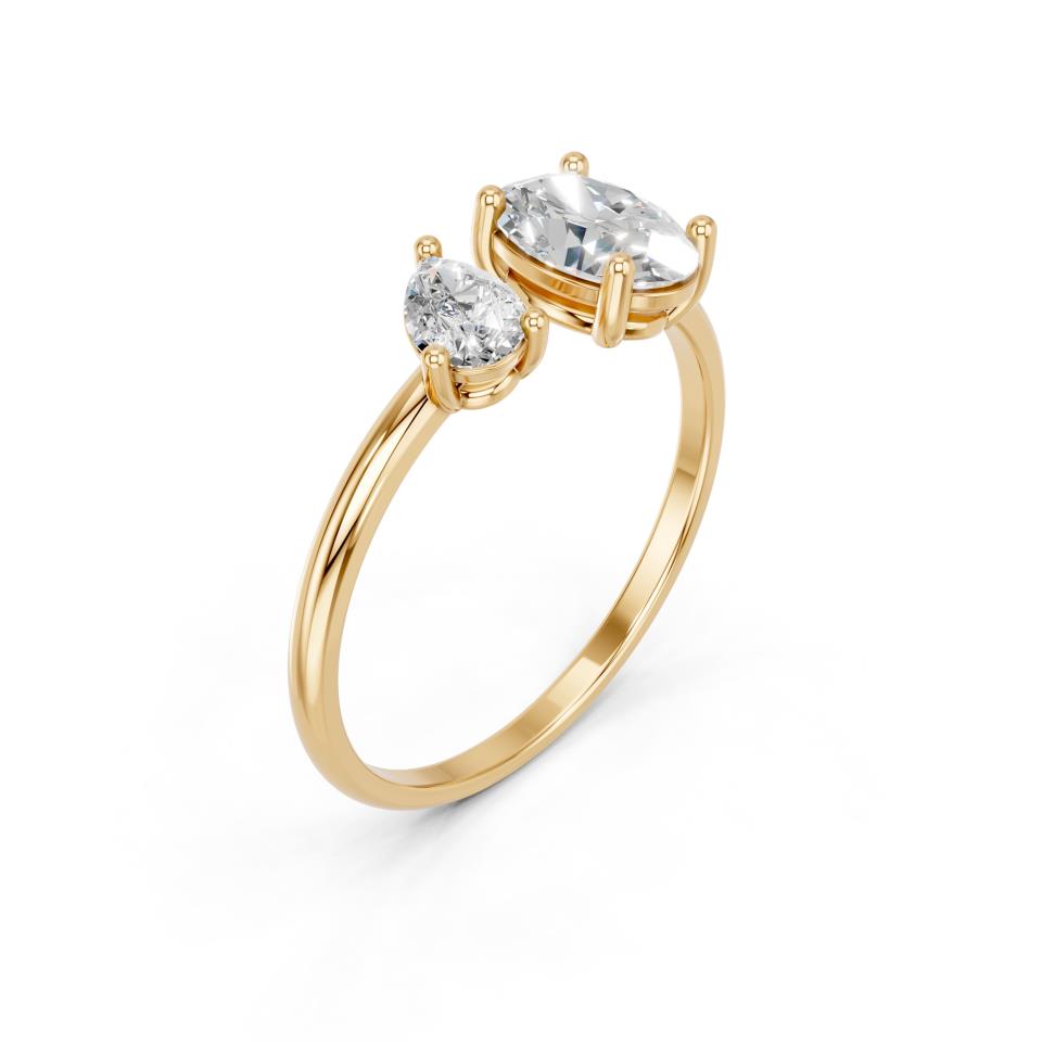 HEART & OVAL TOI MOI RING