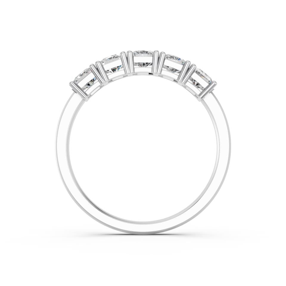 5 STONE ASSCHER BAND