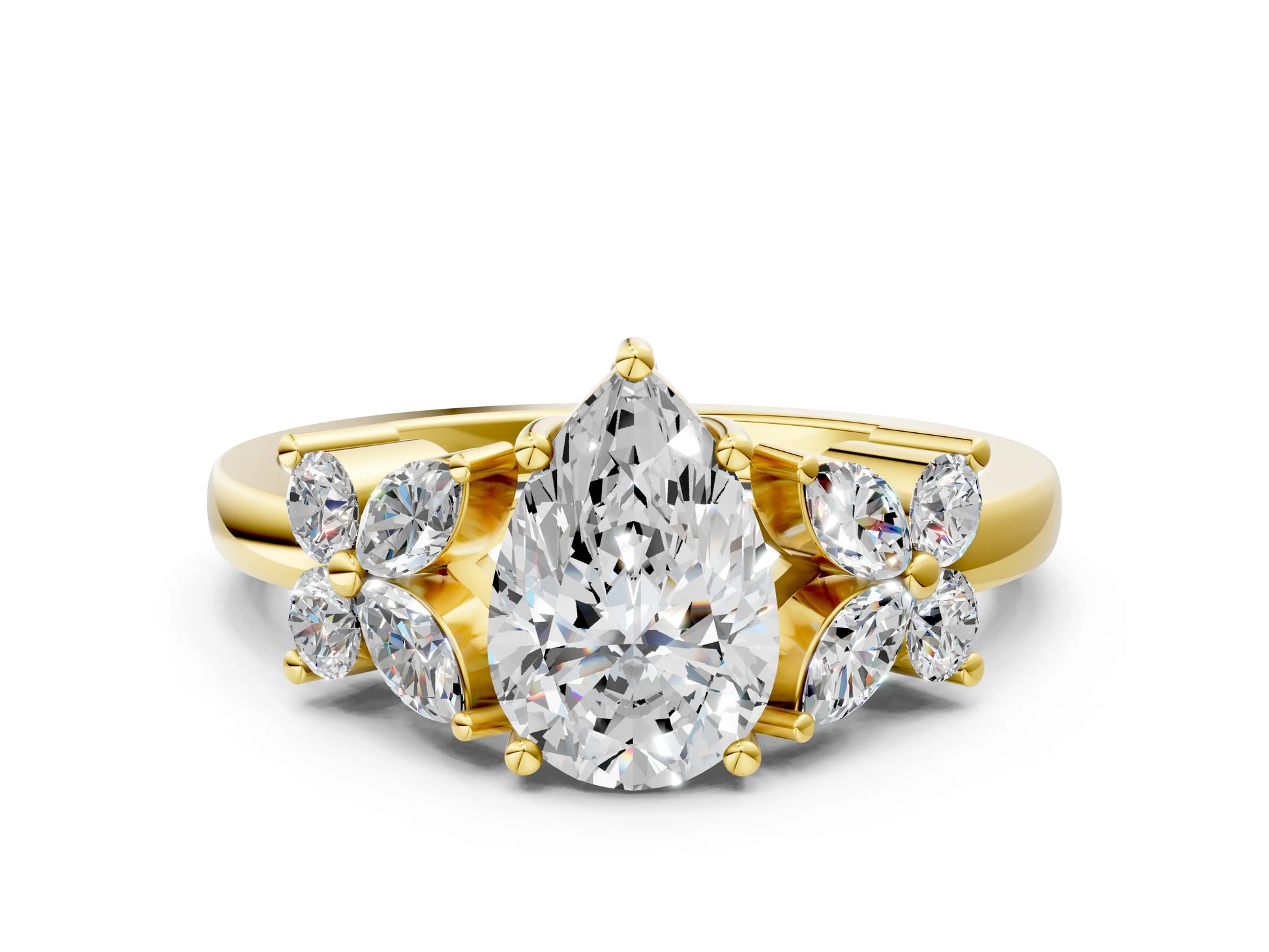 PEAR NATURE INSPIRED RING - M&D Signature Jewels