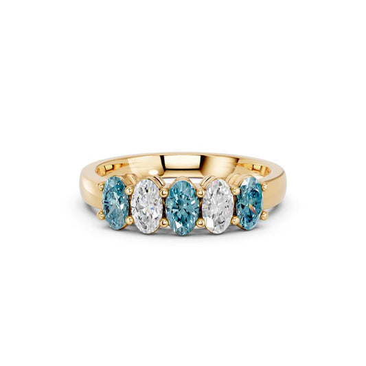 BLUE OVAL BAND