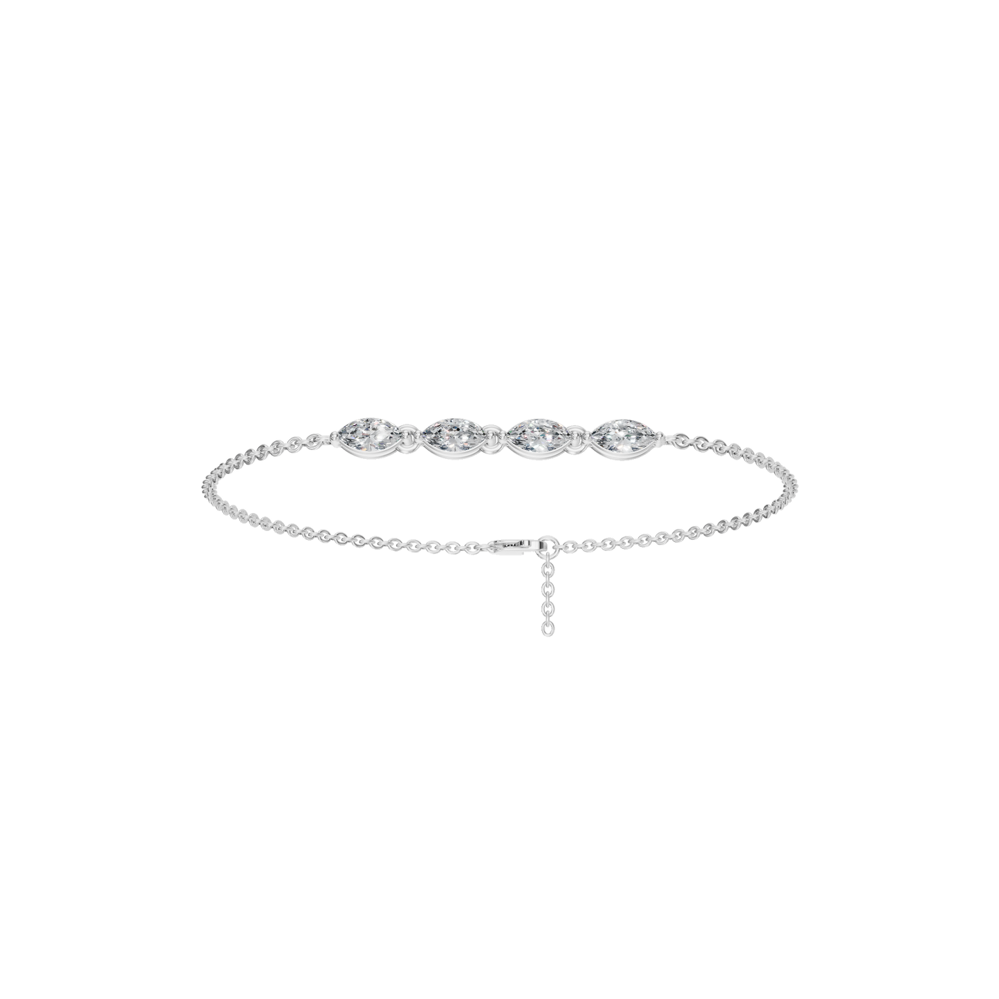 MARQUISE SOLITAIRE BRACELET - M&D Signature Jewels