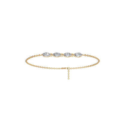 MARQUISE SOLITAIRE BRACELET - M&D Signature Jewels