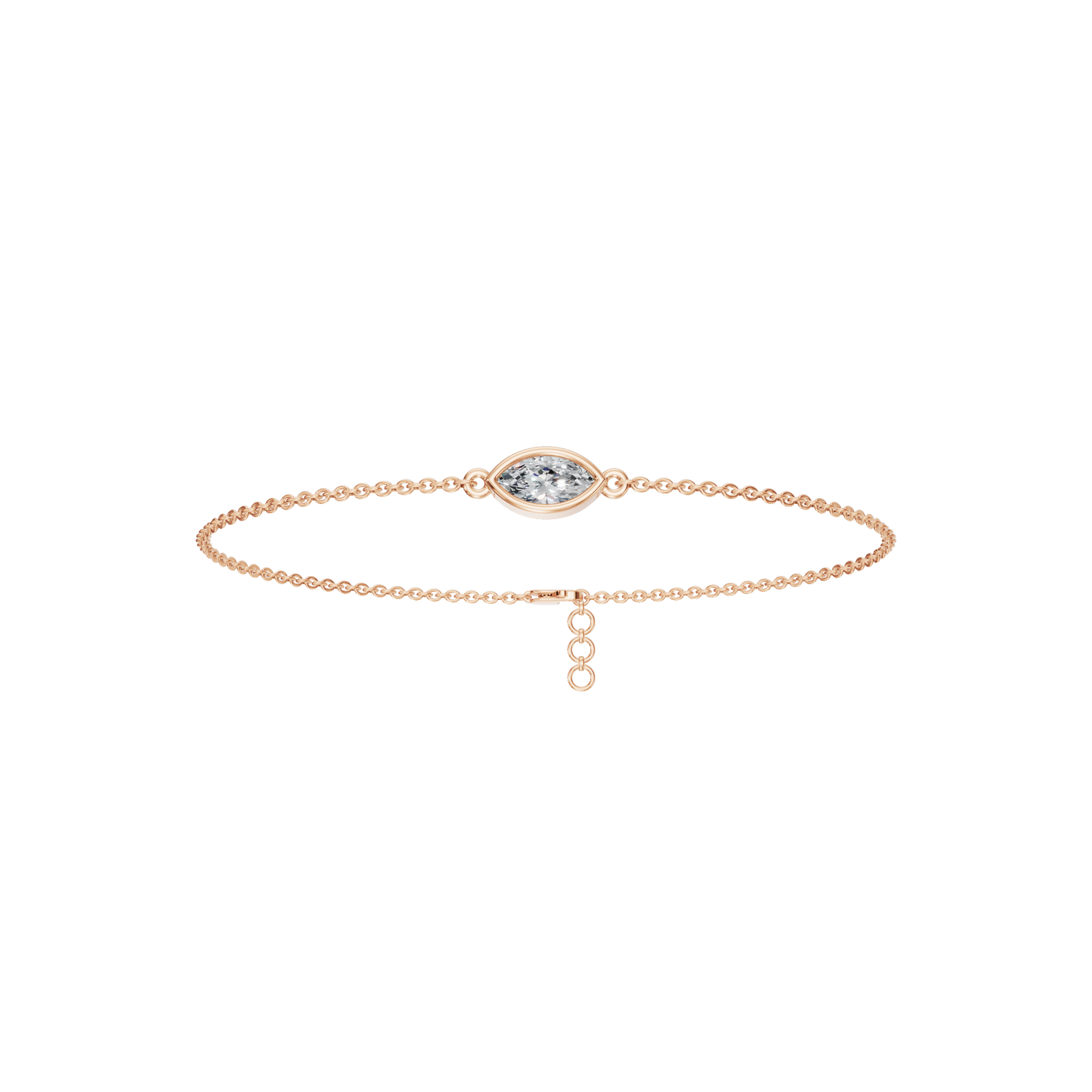 MARQUISE SOLITAIRE BRACELET - M&D Signature Jewels