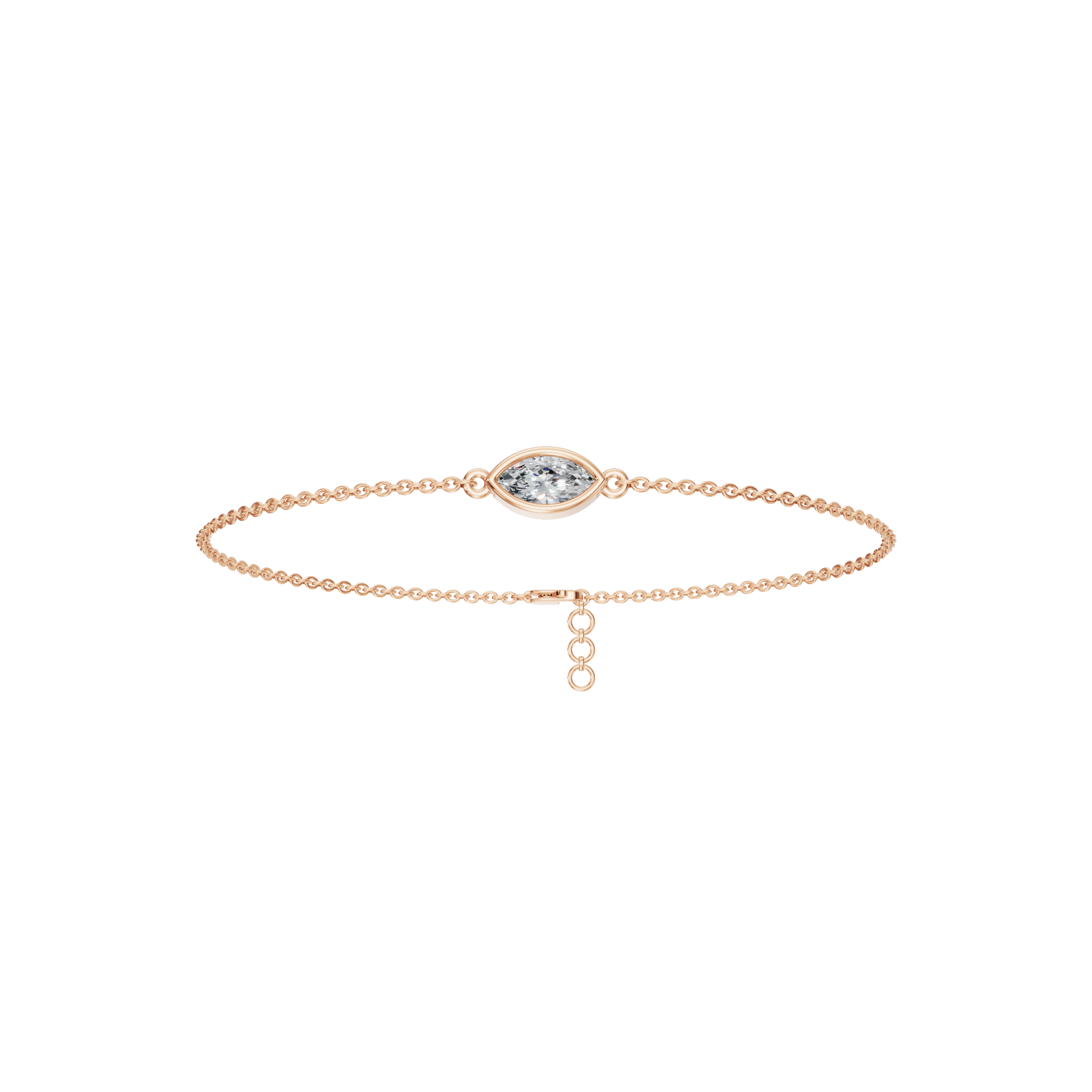 MARQUISE SOLITAIRE BRACELET - M&D Signature Jewels