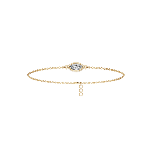 MARQUISE SOLITAIRE BRACELET - M&D Signature Jewels