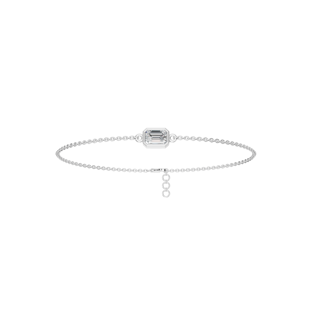 EMERALD SOLITAIRE BRACELET