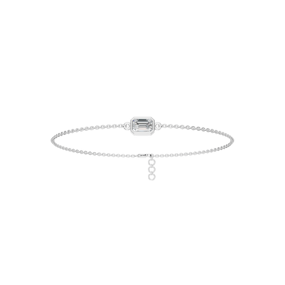 EMERALD SOLITAIRE BRACELET - M&D Signature Jewels
