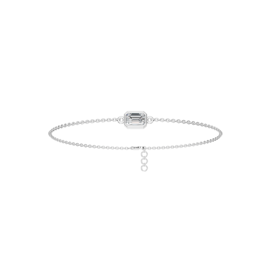 EMERALD SOLITAIRE BRACELET