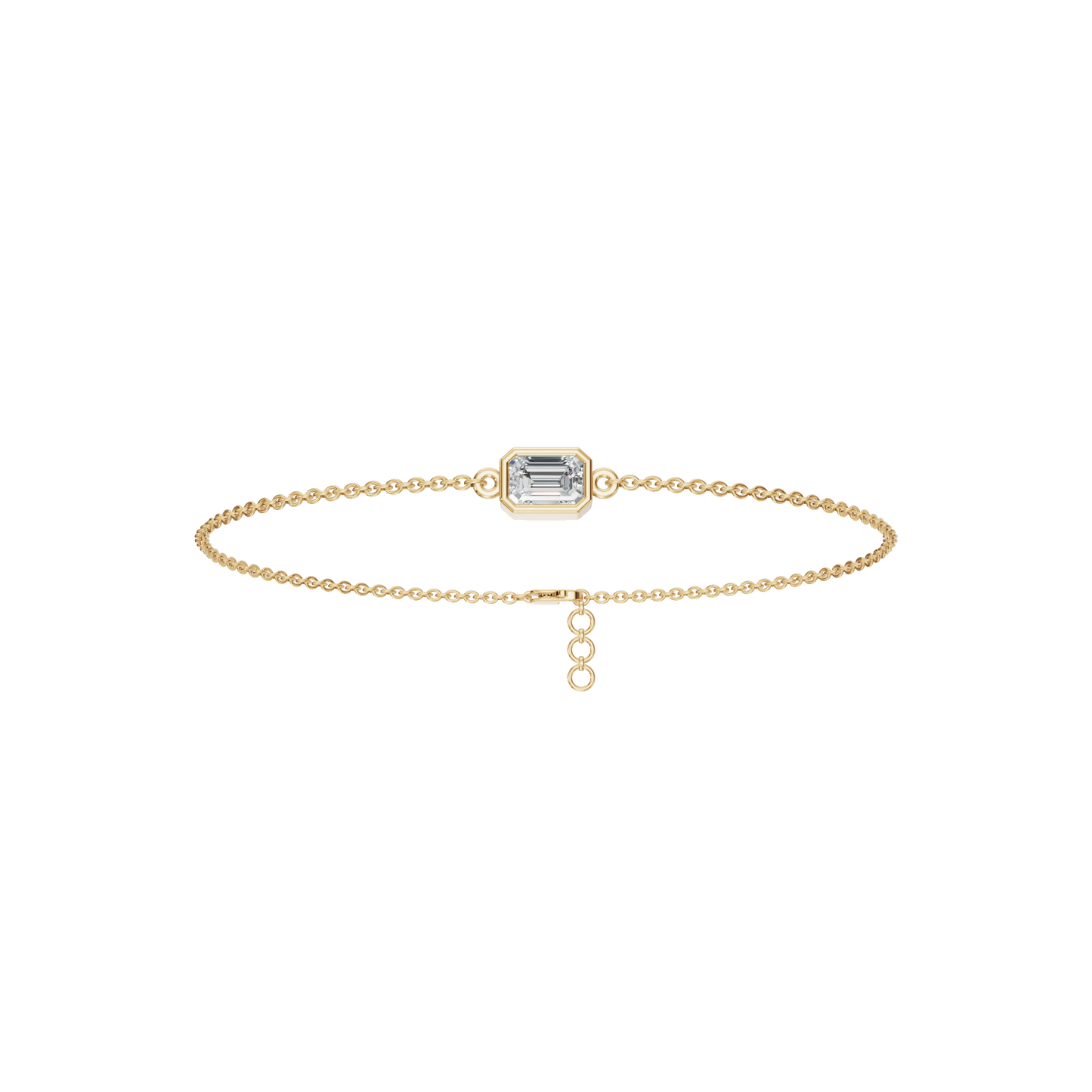 EMERALD SOLITAIRE BRACELET - M&D Signature Jewels