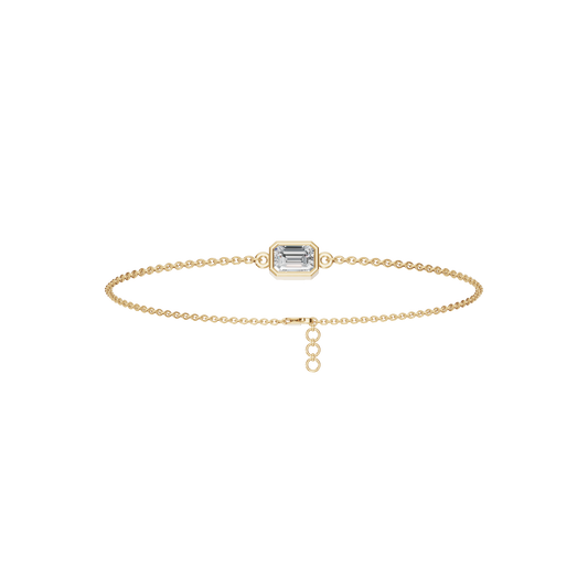 EMERALD SOLITAIRE BRACELET - M&D Signature Jewels