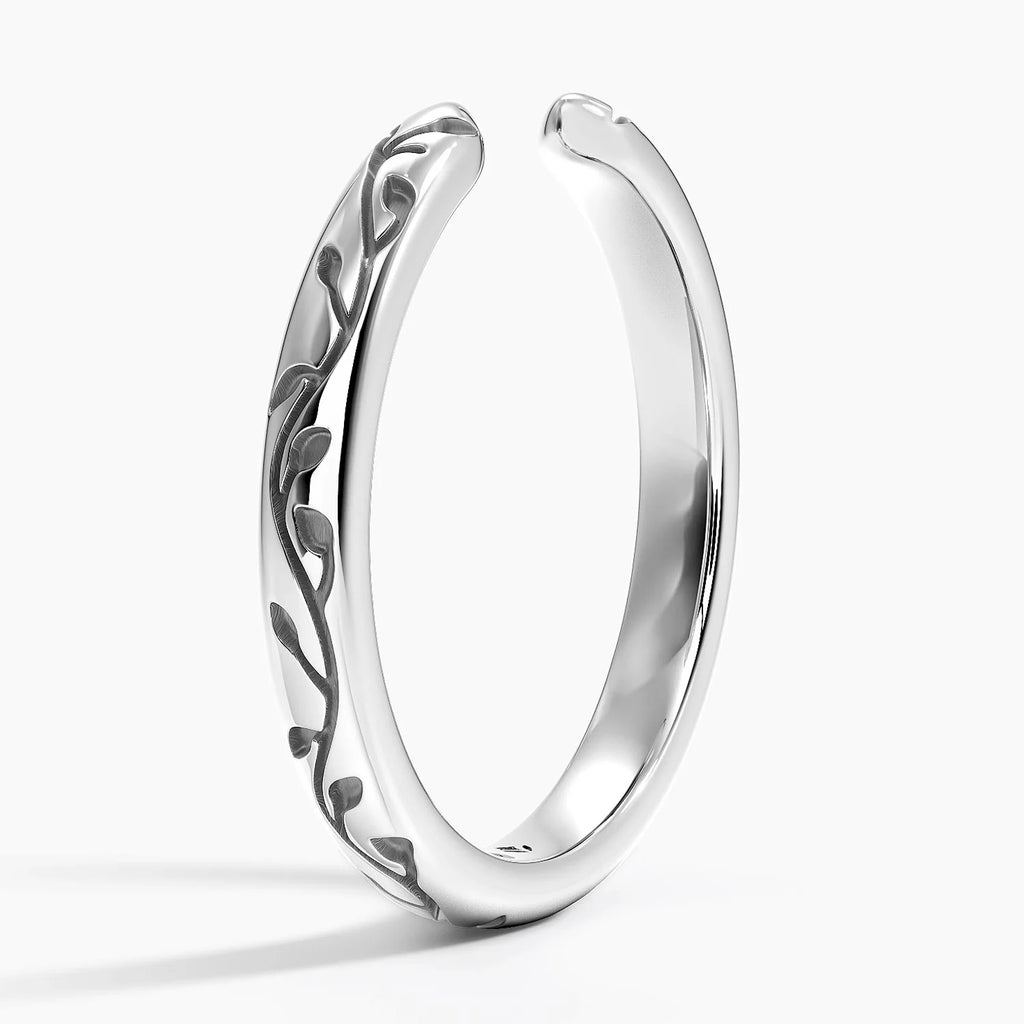 NATURE CARVED OPEN RING