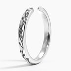 NATURE CARVED OPEN RING
