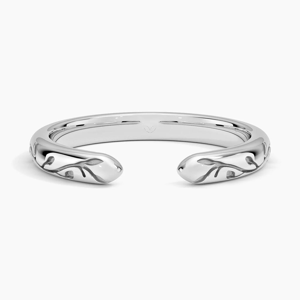 NATURE CARVED OPEN RING