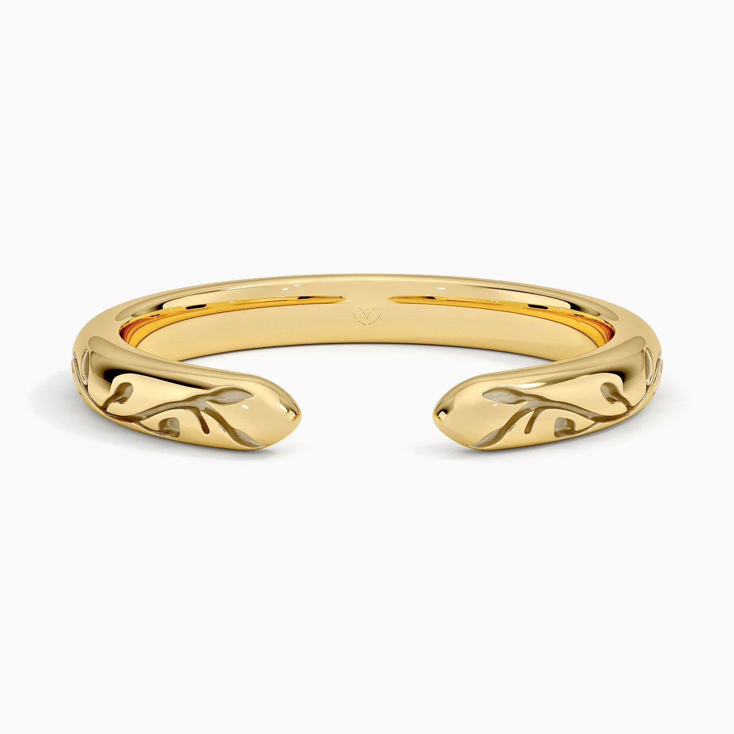 NATURE CARVED OPEN RING