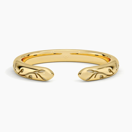 NATURE CARVED OPEN RING - M&D Signature Jewels