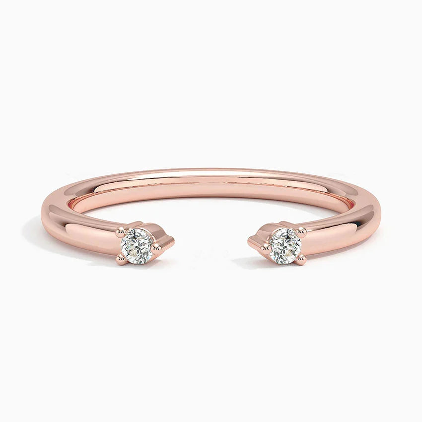 ROUND OPEN CUFF RING