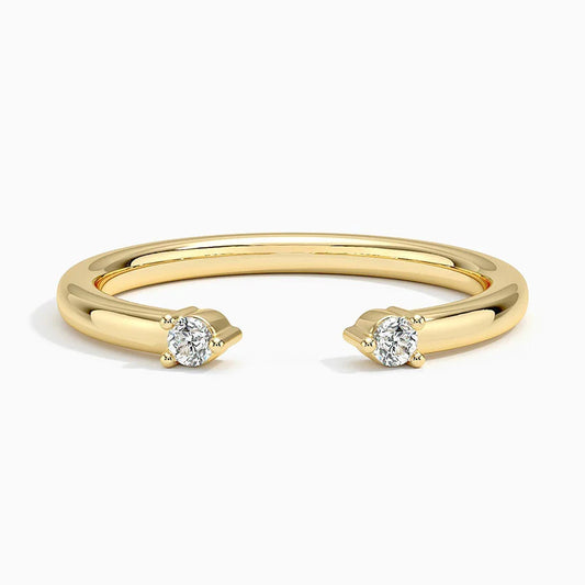 ROUND OPEN CUFF RING - M&D Signature Jewels