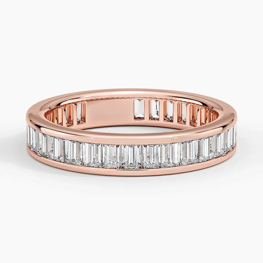 EMERALD CHANNEL SET RING