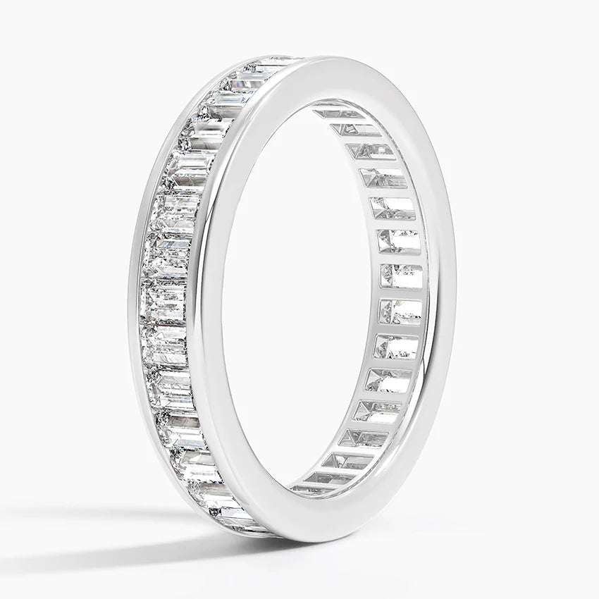 EMERALD CHANNEL SET RING