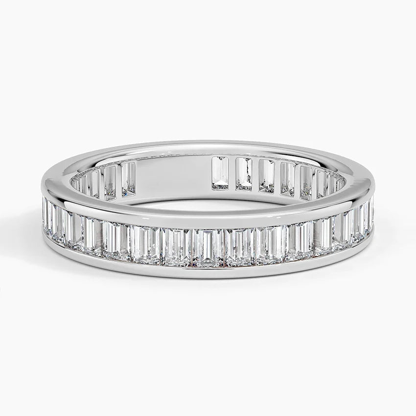 EMERALD CHANNEL SET RING
