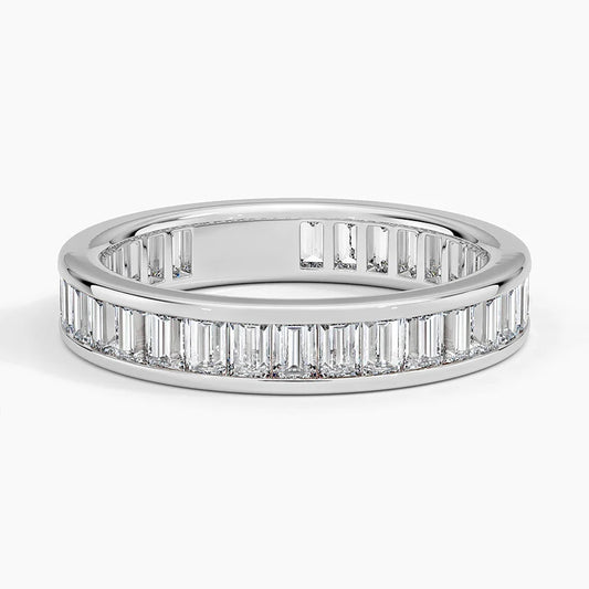 EMERALD CHANNEL SET RING