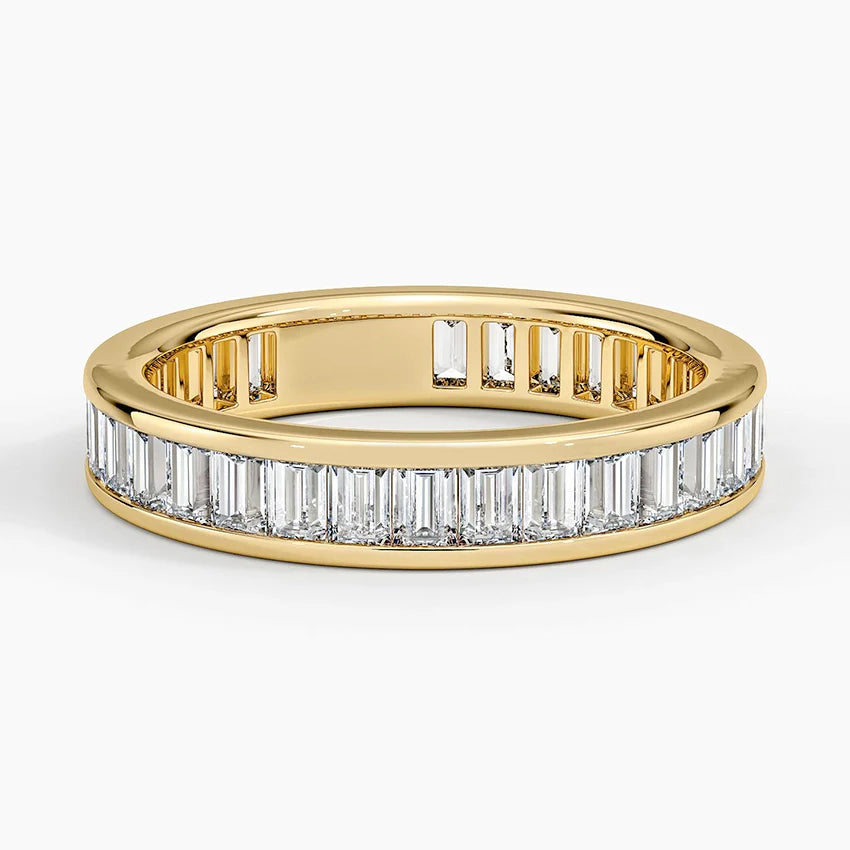 EMERALD CHANNEL SET RING