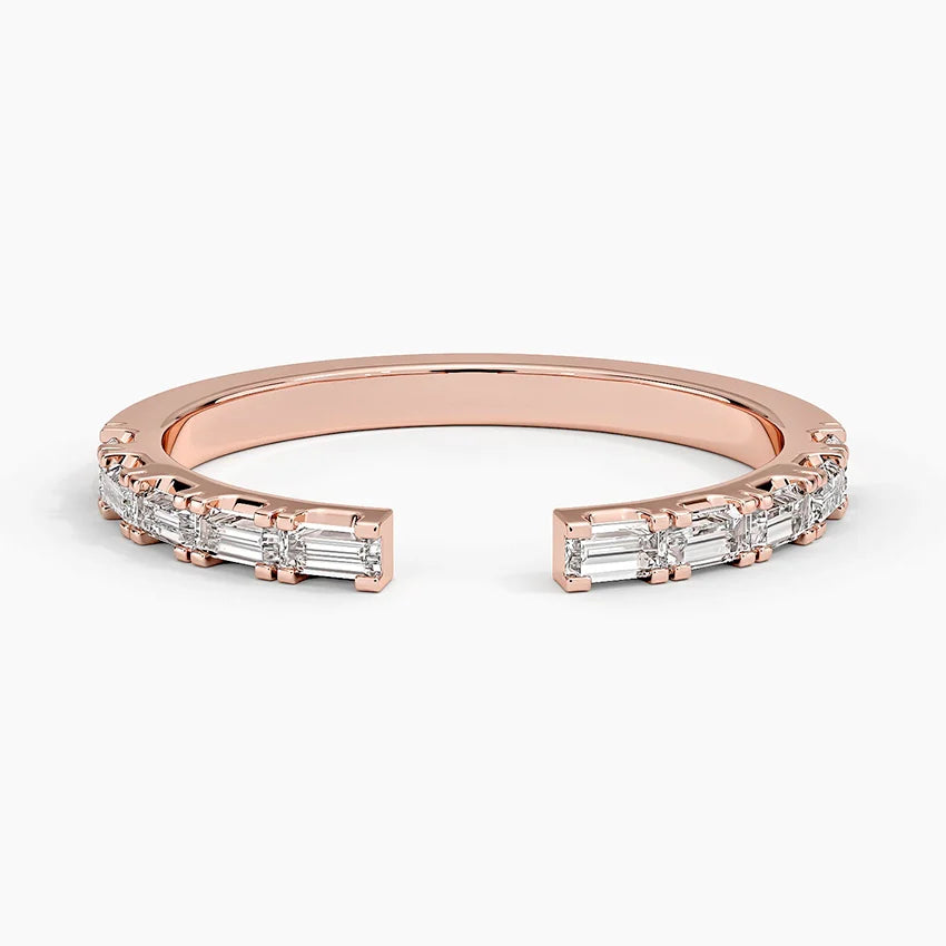 OPEN BAGUETTE RING